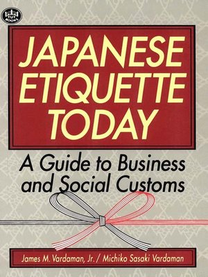 cover image of Japanese Etiquette Today